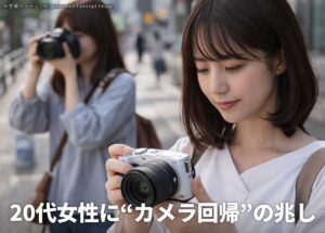 20代女性に“カメラ回帰”の兆し：スマホ離れは始まっているのか？20代女性の35%がカメラ使用増と回答