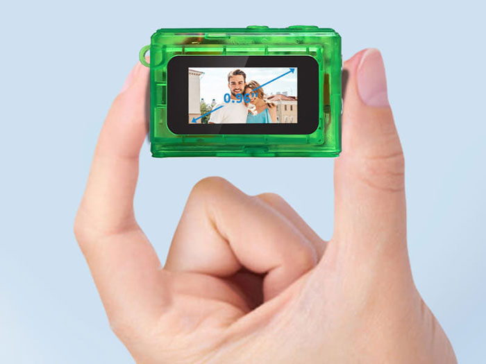 18gつまめるデジカメ「SMC-01」にスケルトン追加──クリア6色で全12色展開へ