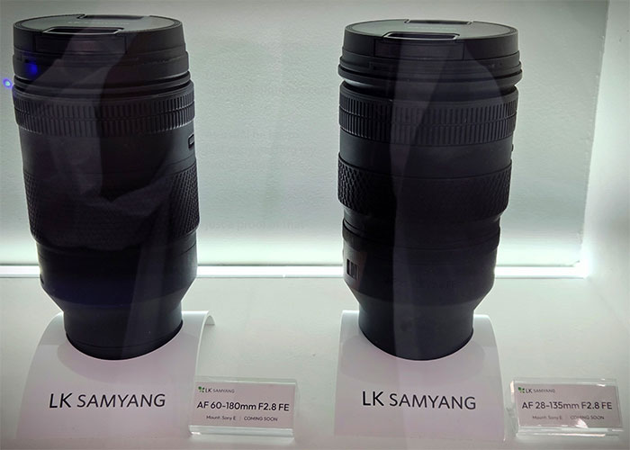 SAMYANG、CP+で「AF 60-180mm F2.8 FE」発表か──「AF 20-50mm F2 FE」など試作機も披露？
