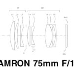 タムロンの「75mm F1.4」が登場する？小型軽量のフルサイズ単焦点特許、価格次第で大ヒット？