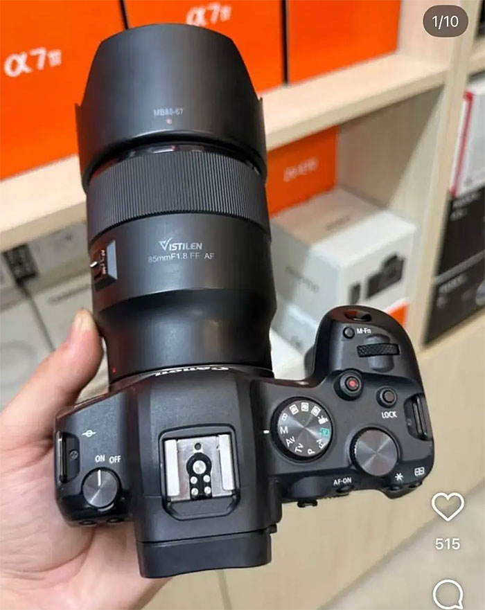VistilenのキヤノンRF向けAFレンズ画像が初リーク:ただしMeikeのリブランドに見える?