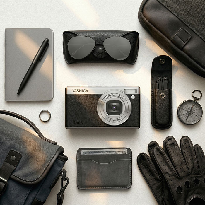 ヤシカ、100ドルの超小型コンデジ「Tank」発表：125g、1/2.8型1200万画素、3インチ回転LCD搭載