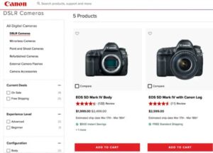 キヤノン「EOS 5D Mark IV」カナダ・中南米では販売継続：生産終了表示は日本など一部地域のみ？