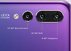 4000万画素でISO102400なトリプルカメラスマホ「HUAWEI P20 Pro」
