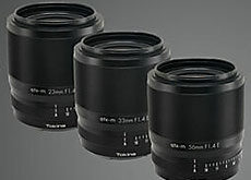 トキナーの新レンズ「11-20mm F2.8 CF」「23mm F1.4 E」「33mm F1.4 E」「56mm F1.4 E」「35mm F1.8 FE」「50mm F1.8 FE」