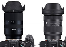 シグマ「28-70mm F2.8 DG DN | Contemporary」とタムロン「28-75mm F/2.8 Di III RXD」のサイズ比較