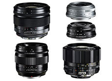 コシナがRFマウント用「NOKTON 50mm F1 Aspherical」とXマウント用「NOKTON 35mm F0.9 Aspherical」「ULTRON 27mm F2」、Fマウント用「NOKTON 55mm F1.2」のCP+2023での参考出品を予告。