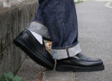 カメラマン向け黒い三皮靴「ガイア」「マッシュ」「オルテガ」。