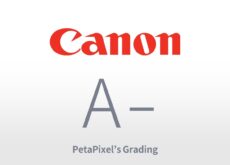 2025年のキヤノンに対するPetaPixelの最終評価は「A-」