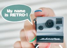 ポラロイド風デザインの超小型デジタルトイカメラ ESCURA「Retor1」