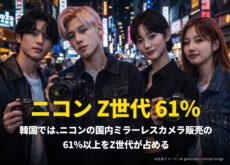 ニコンは再びクールになったのか？韓国でZ世代が、ニコンのミラーレス販売の61%以上を占める