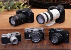 ガシャポンでキヤノン名機がミニチュア化：IV Sbから「EOS R1」まで全5種、レンズ着脱も。2月第3週より展開開始