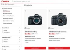 キヤノン「EOS 5D Mark IV」カナダ・中南米では販売継続：生産終了表示は日本など一部地域のみ？